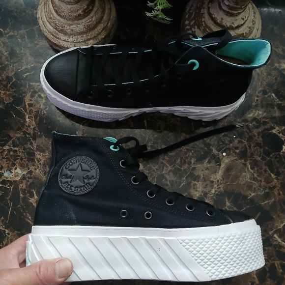Converse CTAS Lift 2X Hi Platform/Comfort Y2k Shoes Size 8 for Women - Picture 1 of 13